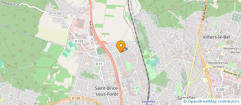localisation de l'entreprise SCI HAIM à SAINT-BRICE-SOUS-FORET