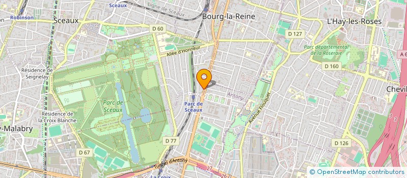 localisation de l'entreprise SCI HAIMCINQ à SCEAUX