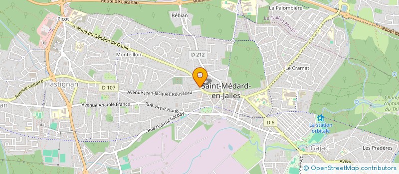 localisation de l'entreprise SCI HAINA  SAINT-MEDARD-EN-JALLES