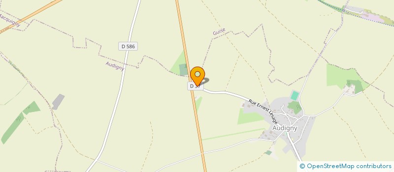 localisation de l'entreprise SCI HAINGUE LA ROSERAIE  AUDIGNY