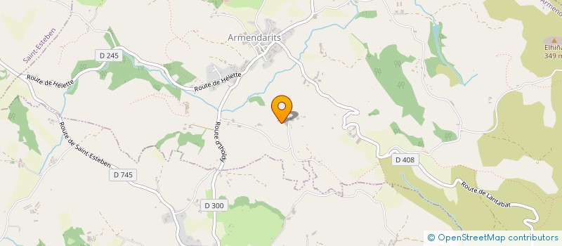 localisation de l'entreprise SCI HAITZ EAN  SAINT-ESTEBEN