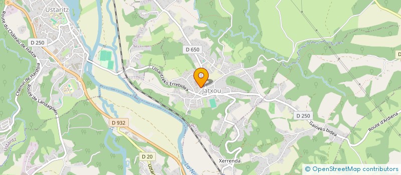 localisation de l'entreprise SCI HAITZA  JATXOU