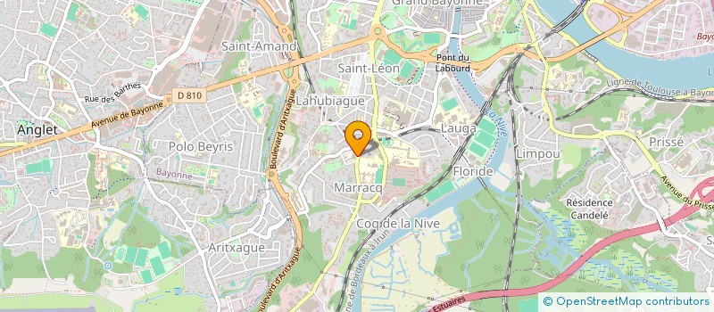 localisation de l'entreprise SCI HAIZEA BIARRITZ à BAYONNE