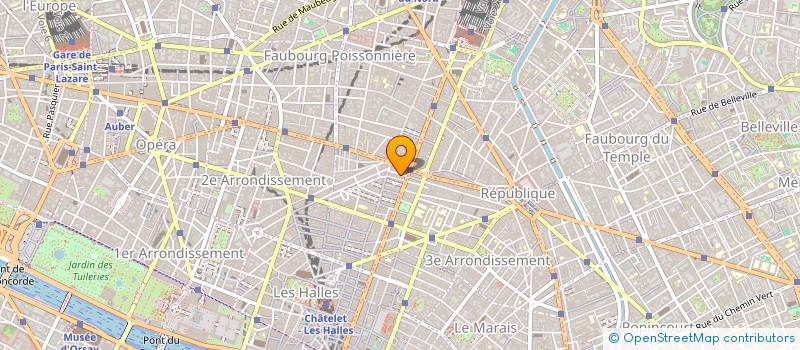 localisation de l'entreprise SCI HAJ  PARIS