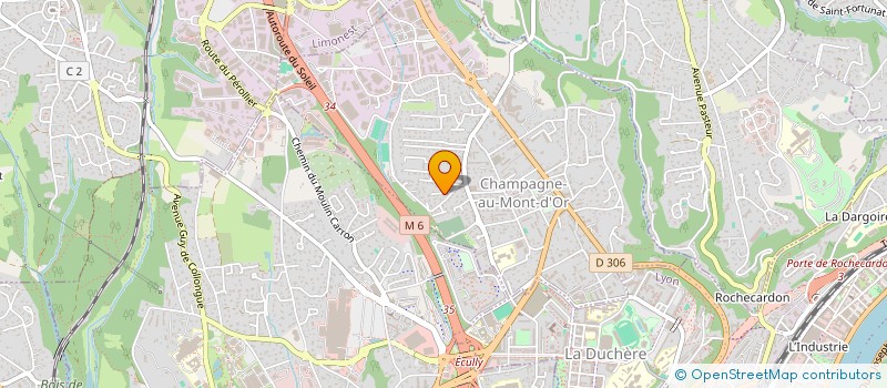 localisation de l'entreprise SCI HAJAM  CHAMPAGNE-AU-MONT-D'OR