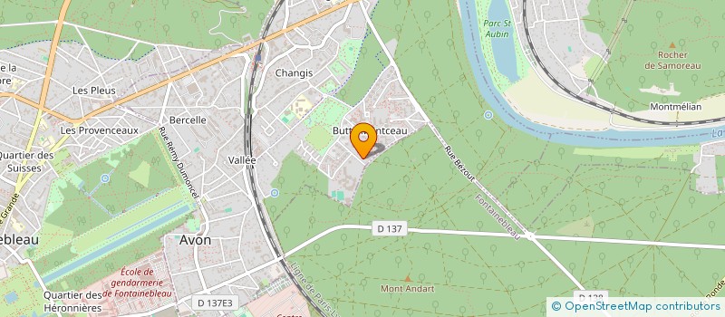 localisation de l'entreprise SCI HAJESA  AVON