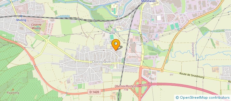 localisation de l'entreprise SCI HAJORAM  DORLISHEIM