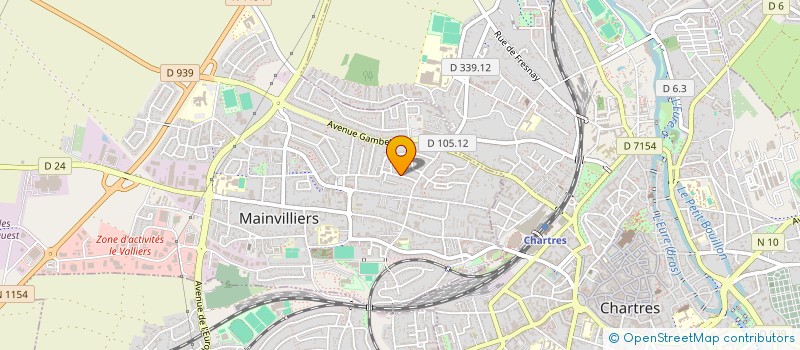localisation de l'entreprise SCI HAJRI à MAINVILLIERS