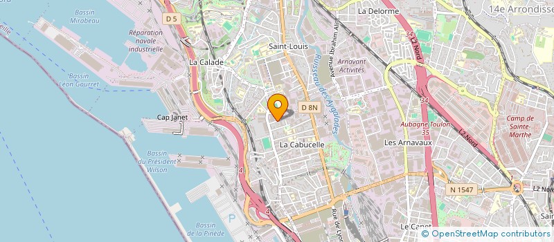 localisation de l'entreprise SCI HAKEM à MARSEILLE