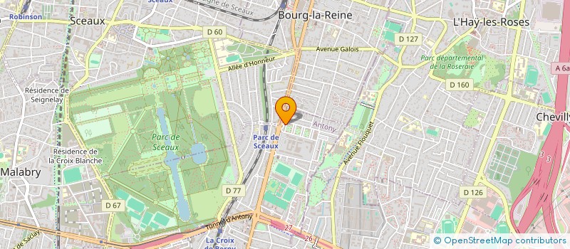 localisation de l'entreprise SCI HAKIM ATASSI à ANTONY
