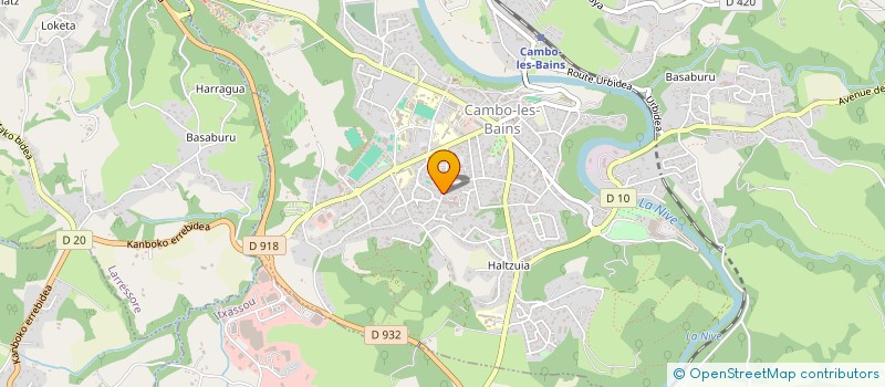 localisation de l'entreprise SCI HALABEHARRA  CAMBO-LES-BAINS