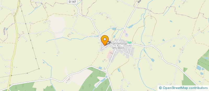 localisation de l'entreprise SCI HALAE  CHANTELOUP-LES-BOIS