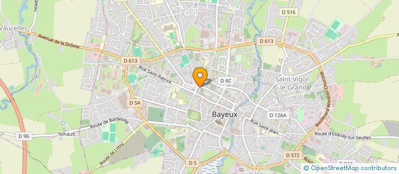 localisation de l'entreprise SCI HALAVENT  BAYEUX