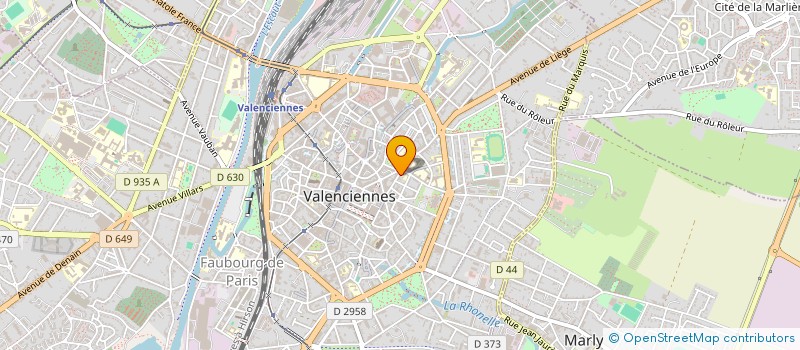localisation de l'entreprise SCI HALB à VALENCIENNES