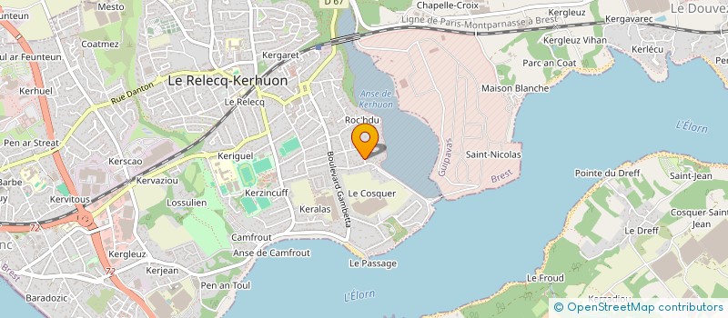 localisation de l'entreprise SCI HALBECQ-LE STANC  LE RELECQ-KERHUON