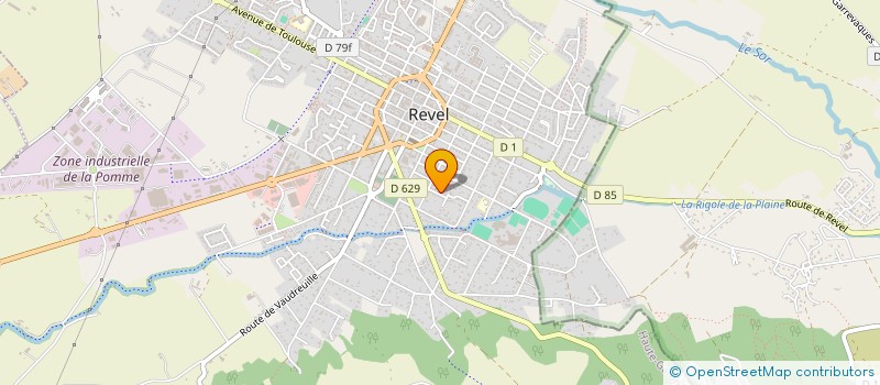 localisation de l'entreprise SCI HALBEDEL  REVEL