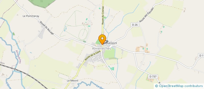 localisation de l'entreprise SCI HALBERT à ALMENECHES
