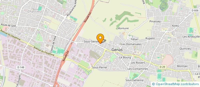 localisation de l'entreprise SCI HALBOURG  GENAS