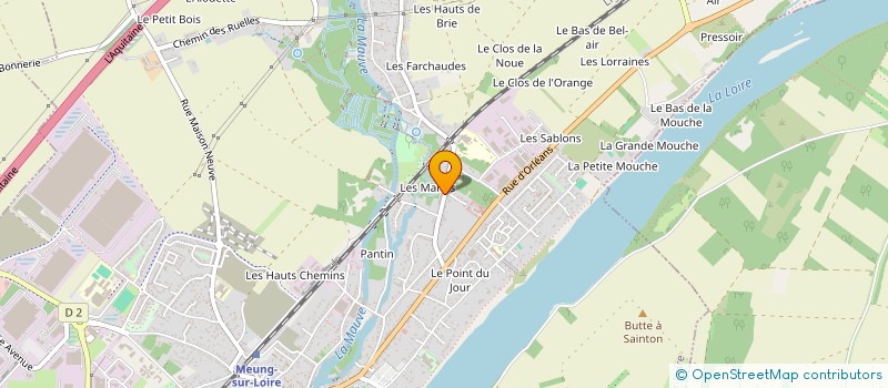 localisation de l'entreprise SCI HALDANE à MEUNG-SUR-LOIRE