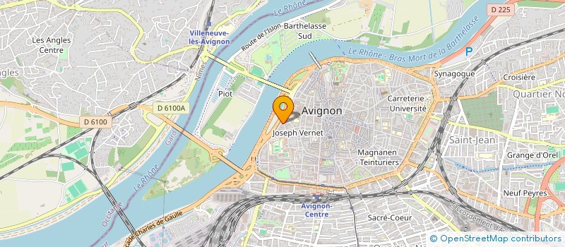 localisation de l'entreprise SCI HALDO  AVIGNON