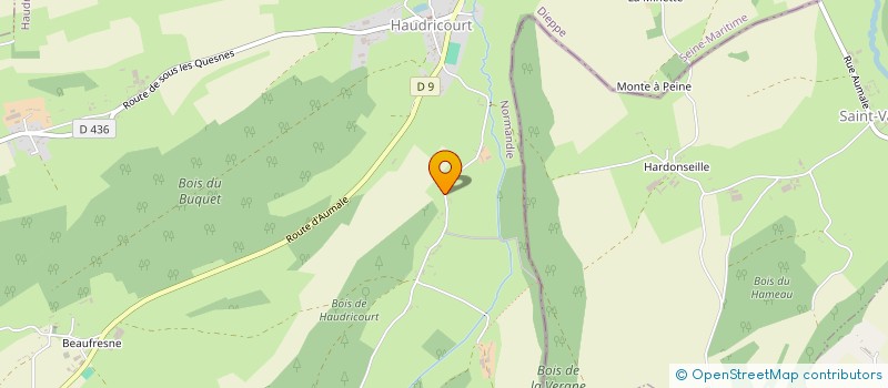 localisation de l'entreprise SCI HALEINE  HAUDRICOURT
