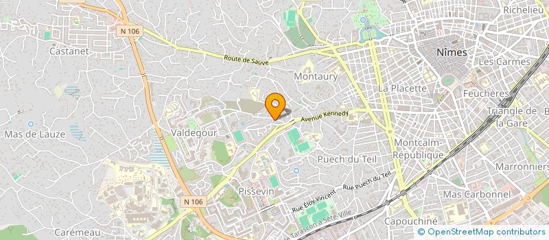 localisation de l'entreprise SCI HALENIA  NIMES