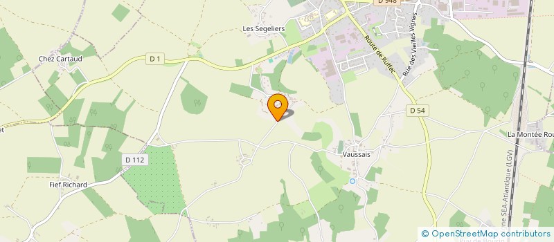 localisation de l'entreprise SCI HALEO  SAUZE-VAUSSAIS