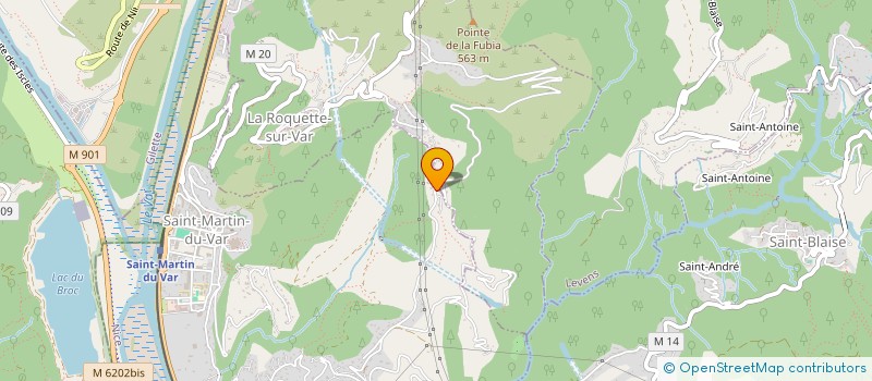 localisation de l'entreprise SCI HALFA  SAINT-MARTIN-DU-VAR