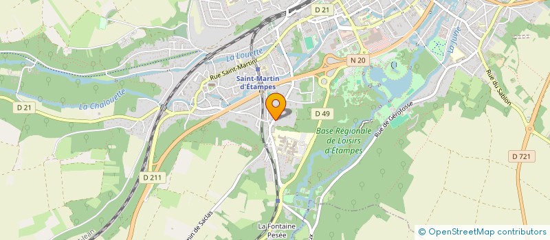 localisation de l'entreprise SCI HALFIH  ETAMPES