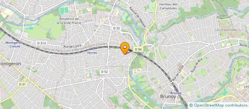 localisation de l'entreprise SCI HALFON  YERRES