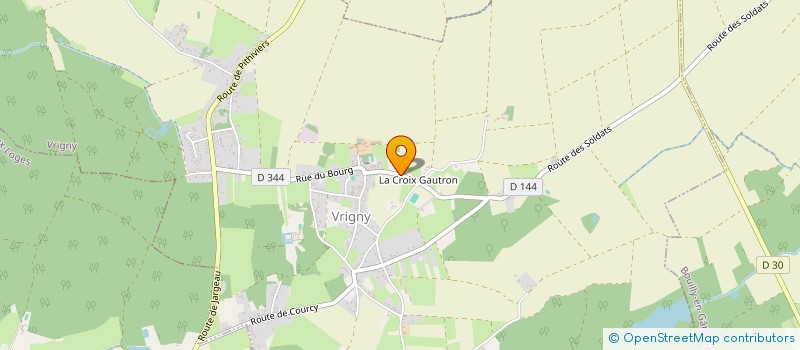 localisation de l'entreprise SCI HALGROUE à VRIGNY