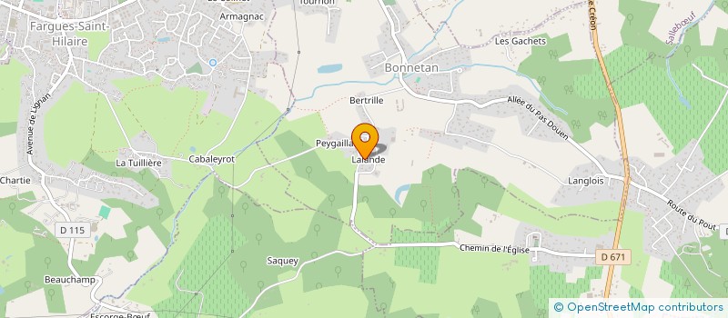 localisation de l'entreprise SCI HALIA  ARTIGUES-PRES-BORDEAUX