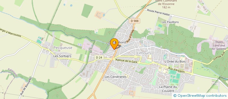 localisation de l'entreprise SCI HALIA  LIMOURS