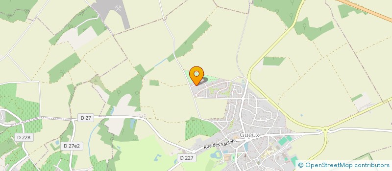 localisation de l'entreprise SCI HALIKARNAS  GUEUX