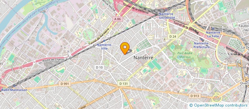 localisation de l'entreprise SCI HALIMA-CISSE  NANTERRE