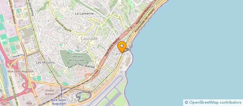 localisation de l'entreprise SCI HALIOTIS à NICE