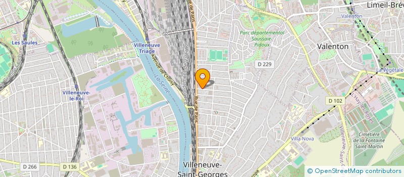 localisation de l'entreprise SCI HALIT  VILLENEUVE-SAINT-GEORGES