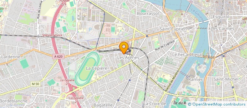 localisation de l'entreprise SCI HALL  TOULOUSE