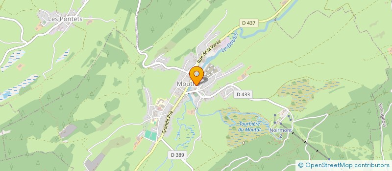 localisation de l'entreprise SCI HALL  CHAPELLE-DES-BOIS