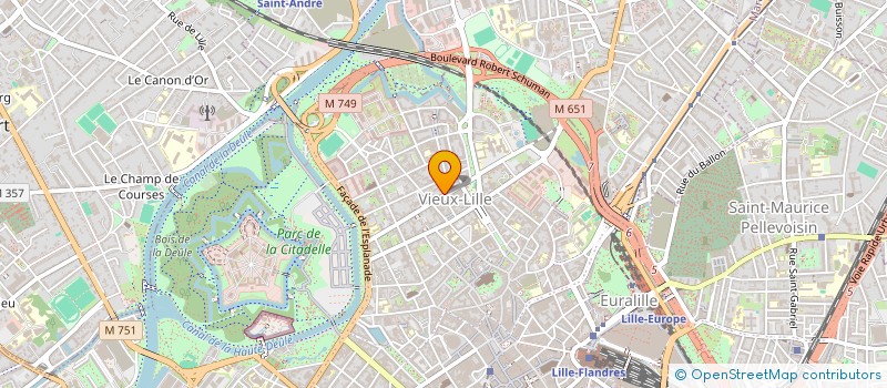 localisation de l'entreprise SCI HALLE 48 à LILLE