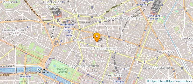 localisation de l'entreprise SCI HALLE RASPAIL  PARIS