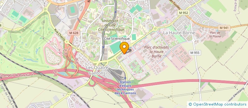 localisation de l'entreprise SCI HALLEYADES à VILLENEUVE-D'ASCQ