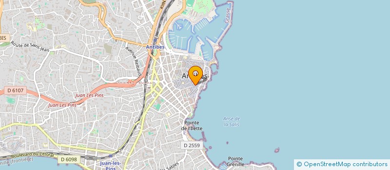 localisation de l'entreprise SCI HALLIN à ANTIBES