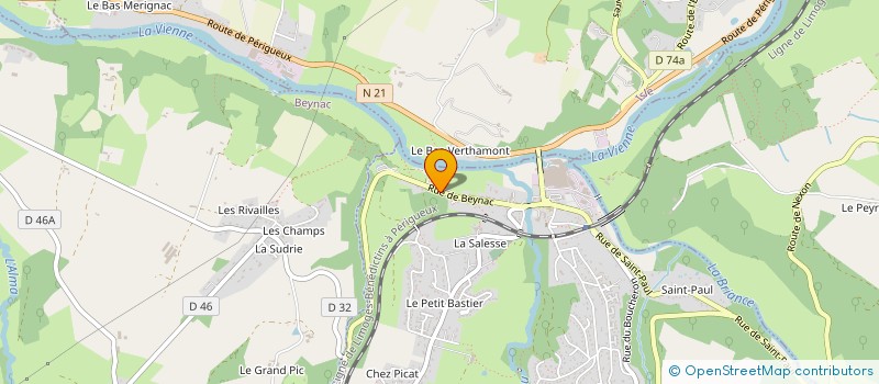 localisation de l'entreprise SCI HALLIOT  BOSMIE-L'AIGUILLE