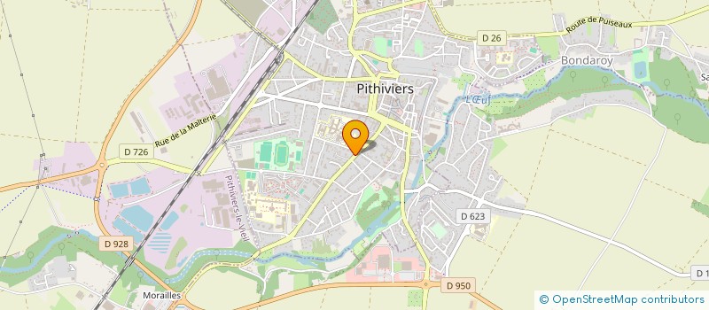localisation de l'entreprise SCI HALLOT à PITHIVIERS