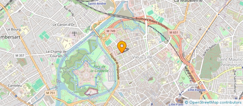 localisation de l'entreprise SCI HALLOTERIE  LILLE