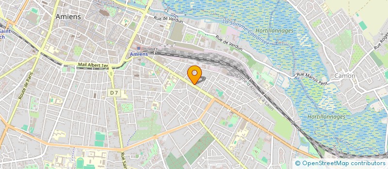 localisation de l'entreprise SCI HALLUX à AMIENS