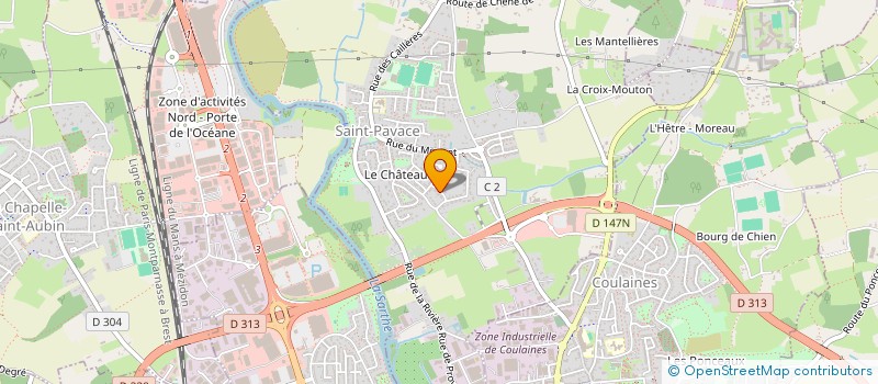 localisation de l'entreprise SCI HALOISE  SAINT-PAVACE