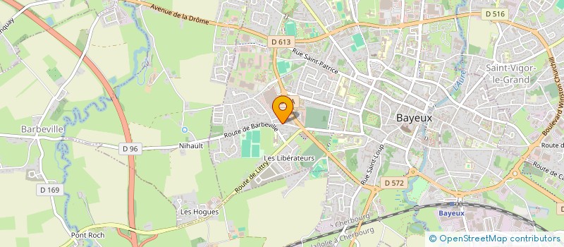 localisation de l'entreprise SCI HALOMA  BAYEUX