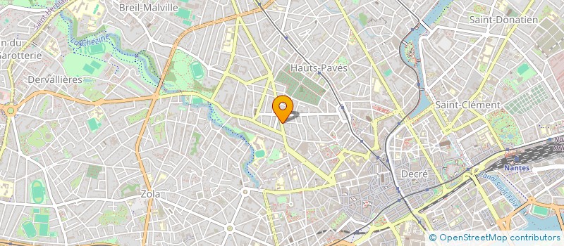 localisation de l'entreprise SCI HALONG à NANTES